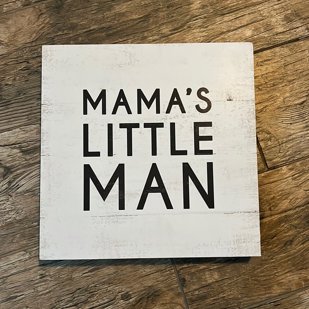 Mamas little man room decor